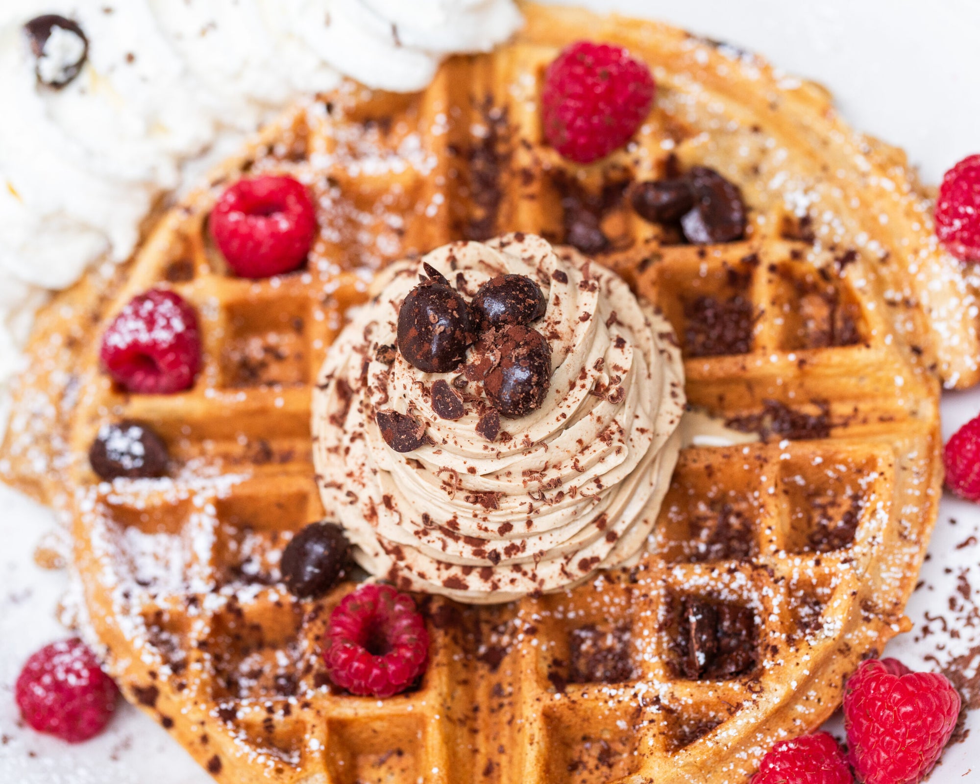 Tiramisu Waffles, Your Ticket to Morning Happiness